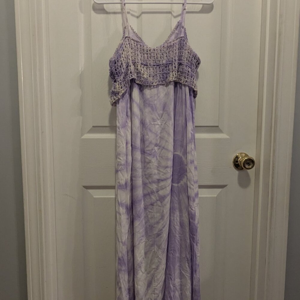 NWT Raviya purple tie dye knit dress - small - Picture 5 of 6